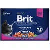 Drėgnas Kačių Maistas - BRIT Premium Cat žuvis Plate, 4x100g