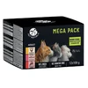 Pet Republic PETREPUBLIC Mega Pack vištiena, lašiša, veal – šlapias kačių maistas – 12x100g