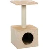 TRIXIE Junior Zamora draskyklė stulpas su būda, 60cm, smėlio