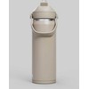 CamelBak Flip Straw izoliuotas vandens butelis 590 ml sidabro
