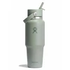 Gertuvė „Hydro Flask“ plataus kamščio, lankstaus šiaudelio dangtelio ir agavos skonio kelioninis butelis, 946 ml