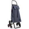 Rolser I-max Tweed 6l vežimėlis su 6 ratais, laiptams, 43l, tamsiai mėlynas