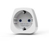 Blue Mėlyna TRAVEL Mėlynas PRZEJŚCIÓWKA ADAPTER SHUCKO -> UK