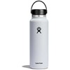 Hydro Flask Termo Butelis 1180 ml - Balta, Nerūdijantis Plienas