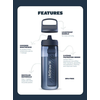 Gertuvė Life Straw „LifeStraw GO“ serijos 1000 ml Egėjo jūros skonio