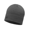 BUFF MERINO LIGHTWEIGHT BEANIE SOLID Pilkas vieno dydžio kepurėlė Standartinė
