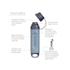 Gertuvė Life Straw Filtras do wody Peak Series Solo - limeade Uniwersalny