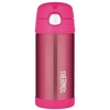 Thermos Vaikiškas termosas su šiaudeliais – rožinis