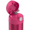 Thermos Vaikiškas termosas su šiaudeliais – rožinis