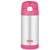 Thermos Vaikiškas termosas su šiaudeliais – rožinis