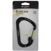Nite Ize Slidelock #6 karabinas, juodas, 45 kg apkrova