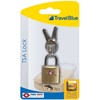 Blue Mėlyna TRAVEL Mėlynas KŁÓDKA BAGAZOWA Z TSA