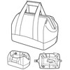 Kelioninis Reisenthel Allrounder L kelioninė rankinė, 30l, poliesteris, Twist Sidabrinis