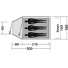 Palapinė Easy Camp Quasar 300 Steel Mėlyna