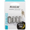 NiteIze Karabinek Nite Ize MicroLink Stalowy Sidabrinė 4 vnt