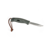 Carruzzo Morakniv "Light My Fire FireKnife" žalios spalvos peilis su akmenukais