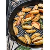 Rifliuota ketaus keptuvė be rankenos Petromax: Dydis - 35cm