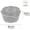 Ketaus Puodas Petromax FT9 (su kojelėmis) 9 l