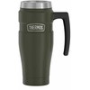 Thermos termokubilas su rankena, 470ml, armijos žalias
