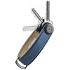 „OrbitKey“ – vaškuotos drobės raktų dėklas – tamsiai mėlynas