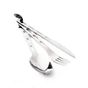JAV GSI Glacier stainless ring cutlery 3pc valgymo įrankiai