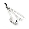 JAV GSI Glacier stainless ring cutlery 3pc valgymo įrankiai