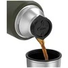 THERMOS 1,2l thermos flask with cup holder - army žalias