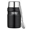 Termosas maistui Thermos 710 ml, matinis juodas, su sulankstomu šaukštu