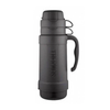 Thermos Stiklinis termosas su dviem puodeliais, 1 litras, juodas 194530 TERMOSAS