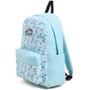Vans Old Skool Grom kuprinė 18L, skaidriai mėlynos gėlių rašto, vaikams, mokyklinė kuprinė - VN000H56CAU1