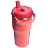 Stanley termosinis puodelis The Iceflow Flip Straw, 600 ml, oranžinis