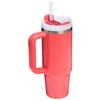 Termo puodelis Stanley Quencher H2.O FlowState 0,89 L - koralo rausvos spalvos