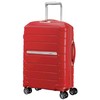 Kelioninis Samsonite kietas lagaminas Flux Spinner S 55 cm 37/44 l raudonas 4 ratukai TSA