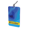 Blue Mėlyna TRAVEL Mėlynas IDENTYFIKATOR BAGAŻOWY MAPY