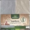 Multitex Dėklas na przewijak 50x70/80 Bamboo smėlio spalva pilka 2 pak bawełniany su gumką