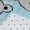 Domarex Kiliminis kilimėlis Bon Bon 120x120 Teddy Bear, mėlynas, dygsniuotas, neslystantis
