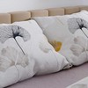 Satino pynimo medvilnės patalynės komplektas, 220x200 cm antklodės užvalkalas su dviem pagalvių užvalkalais, 115 g/m² svoris, minkšta ir patogi patalynė miegui