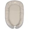Baby Matex Kūdikio pozicionavimo lizdelis, medvilnės muslino ir vaflinio audinio, minkšti formuojami kraštai, tinkamas kelionėms, 55x80 cm, naujagimiams 0-6-8 mėnesių, kūdikio kokonas