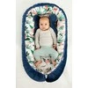 Baby Matex Kūdikio kokonas, drugelio pagalvė, medvilnės ir aksomo užvalkalas, 55x80 cm, naujagimiams 0-8 mėnesių, nešiojamas miego lizdelis, vaikiškas gultukas
