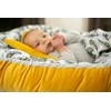 Baby Matex Kūdikio kokonas, drugelio formos pagalvė galvai, medvilnės ir velveto užvalkalas, 55x80 cm, naujagimiams 0-8 mėn., nešiojamas miego lizdelis, kūdikio lizdas