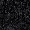 Eurofirany Dirbtinio kailio pledas, 130x170 cm, juodas pliušinis užtiesalas, 580 g/m², 100% poliesteris, jaukus lovos ar sofos užklotas, minkšta antklodė Antklodė