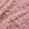 Eurofirany Pūkuotas kailinis pledas 130x170 cm, minkštas pliušinis užtiesalas, jaukus pudros rožinės spalvos uždangalas, šiltas poliesterio apklotas, lovos tiesė