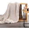 Eurofirany Euro užuolaidos D91/K/CARO 200X220 smėlio spalvos
