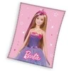 MCU Koc narzuta su mikrofibry 150x200 Barbie lalka rožinė 4173 C23