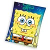 Koc polarowy 110x140 Spongebob mėlyna geltona C24