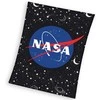 MCU Koc polarowy 130x170 Nasa juoda mėlyna pled dziecięcy C24