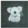Baby Matex BabyMatex antklodė su gobtuvu automobilinei kėdutei. Koala 95x95 tamsus rutulys 44