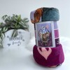 Kocyk su mikrofibry 100x150 Kraina Lodu Frozen Family wrzosowy JF23