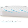 Matex Vaikiškas čiužinys loveliai 120x60x8 cm, ortopedinės putos, pralaidus orui dvipusis, čiužinys kūdikiams ir vaikams, minkštas pagrindas