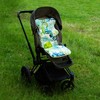 Matex Drugelio formos spaudimą mažinantis įdėklas vežimėliui ir automobilinei kėdutei, 32x75 cm, kvėpuojantis medvilninis užvalkalas, OEKO-TEX sertifikatas, 3 taškų diržams, minkšta pagalvė vaikams